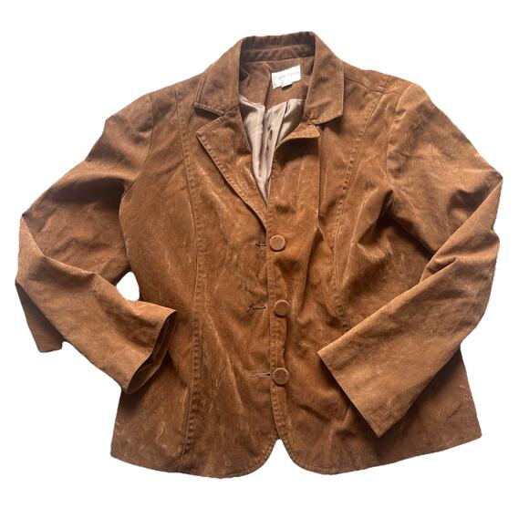 Erin London Women's Brown Jacket Size Large - Picture 1 of 7